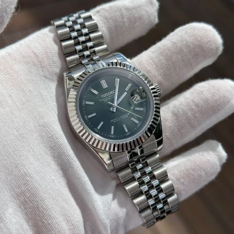 ‘Army green’ ‘’Datejust’’ Homage - Seiko Mod