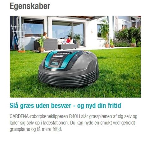 Gardena RLi50 Robotgressklipper 2019 mod.