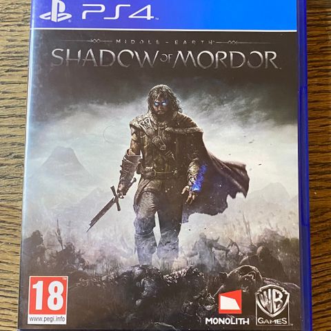 PS4 Middle-Earth: Shadow of Mordor