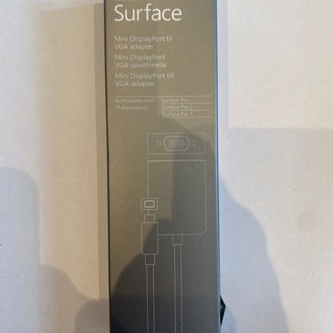 Microsoft Surface Displayport til VGA adapter