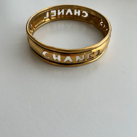 Vintage Chanel armbånd gull