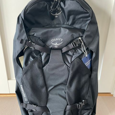 Osprey Farpoint 70 ubrukt. 2024 modell