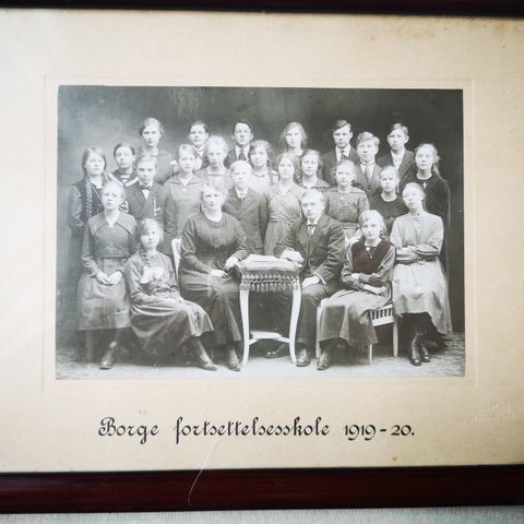 Borge fortsettelse skole 1919-20