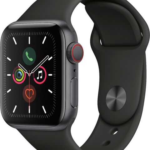 Apple Series 5 Stainless Steel Sapphire GPS Black