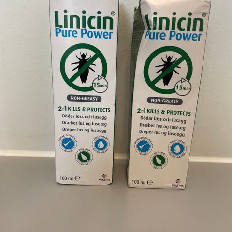 Linicin uåpnet luseshampoo