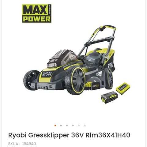 2 stk ryobi oppsamlere