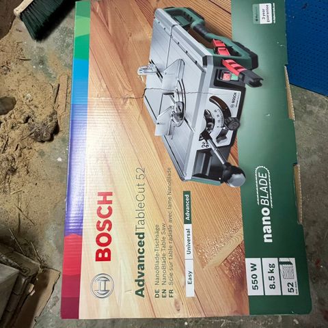 Bosch advanced tablecut52