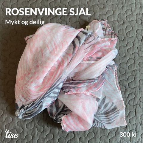 Rosenvinge Sjal - mykt og deilig!