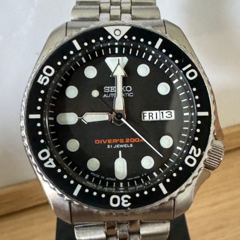 Seiko SKX007J på Jubilee lenke