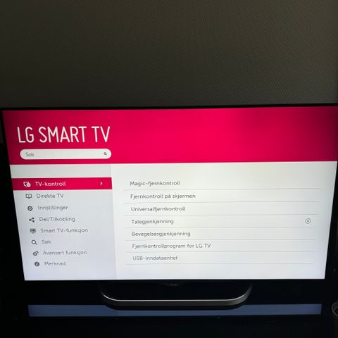 LG Smart tv selges