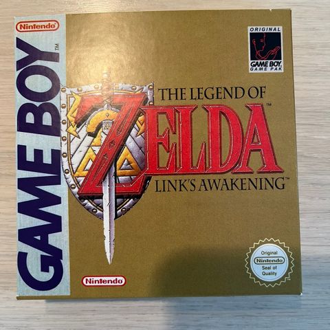 Legend of Zelda - Links awakening Gameboy CIB (repro box)