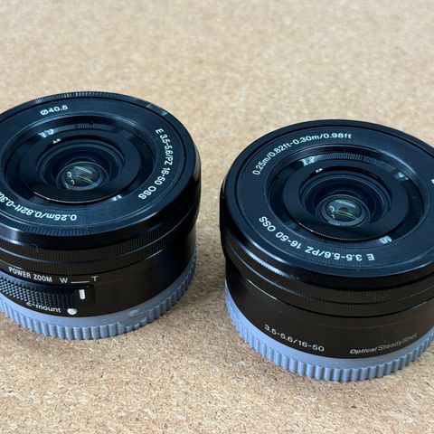 Sony E 16-50mm f/3.5-5.6 OSS (2 stk)