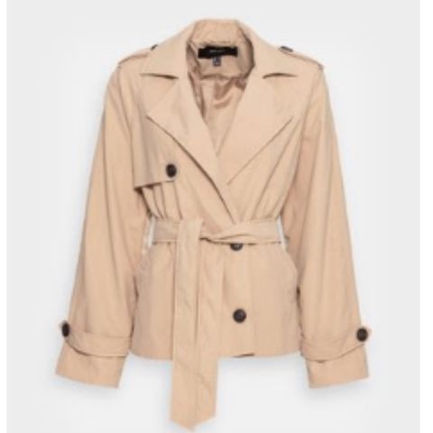 NY! Kort trenchcoat fra vero moda