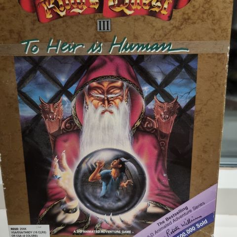 King's Quest 3 - To Heir is Human big box floppy