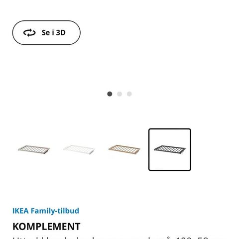 Bukseuttrekker fra IKEA