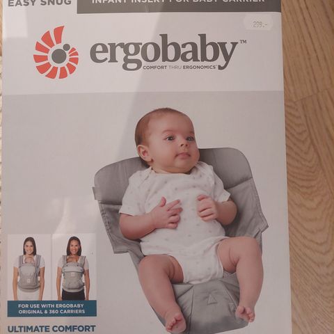 Ergobaby nyfødtinnlegg til bæresele