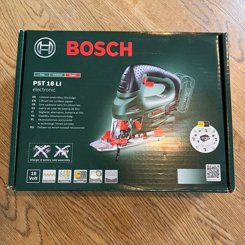 Bosch PST 18 LI, stikksag, batteridrevet