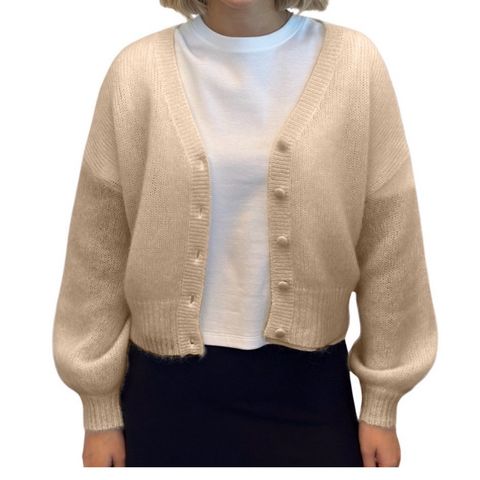 ELLA&IL - Emilie Mohair Cardigan Beige - str L