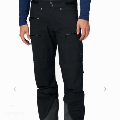 Norrøna Lyngen Gore Tex Pro Pants L Herre