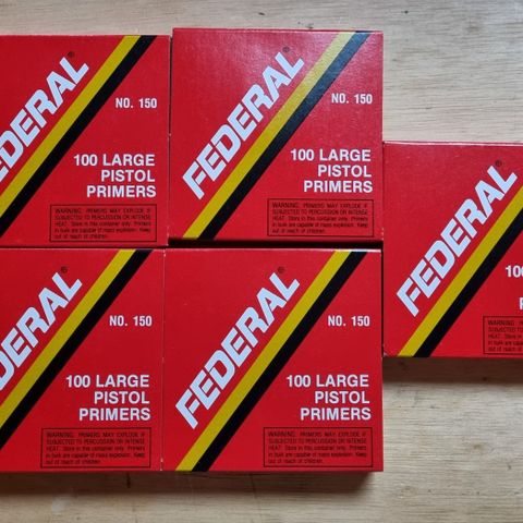 Federal Large Pistol Primers - 500stk