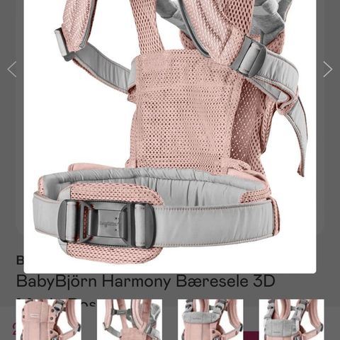 BabyBjorn One Air rosa