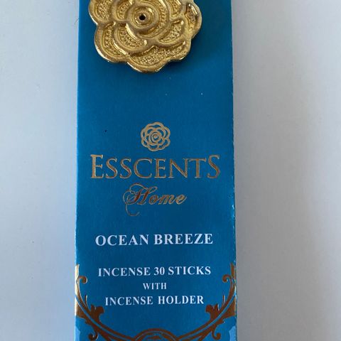 Ocean Breeze Incense Sticks with Metal Holder New - 30 - Yoga Spa Meditation