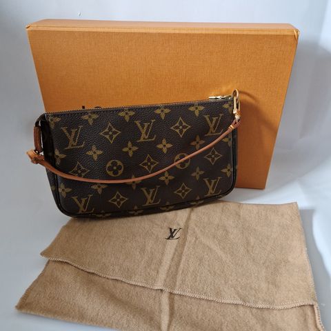 Autentisk vintage Louis Vuitton Monogram Pochette Accessoires