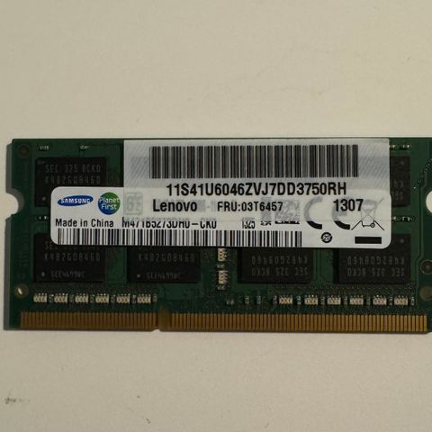 DDR3 SODIMM 4GB - Samsung