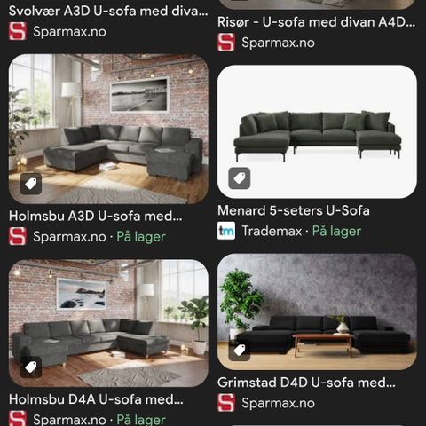 U-sofa ØNSKES KJØPT