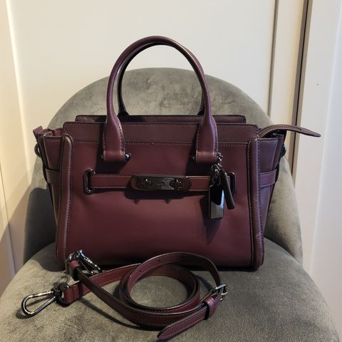 Coach swagger oxblood