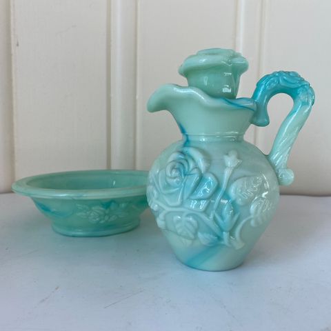 Vanity avon retro jade jadeglass mugge / krukke