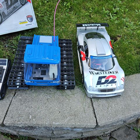 Reservert til lørdag - Nitro Kyosho Blizzard GP samt Mercedes CLK-GTR