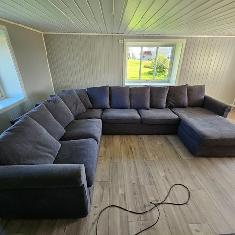 Stor Grönlid sofa fra IKEA.