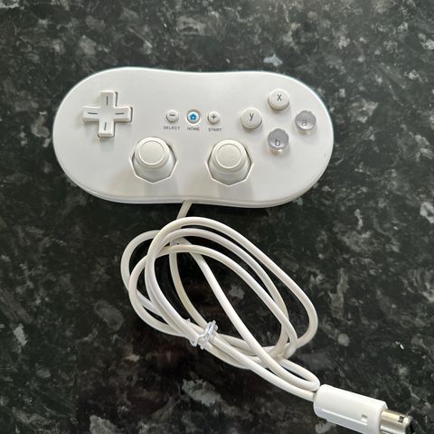 Classic Controller med Gamecube plug til Wii / Gamecube