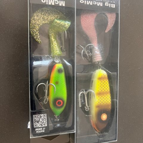 2 stk Abu Garcia  McMio Svartzonker Swimbait 58-85g 24-28cm