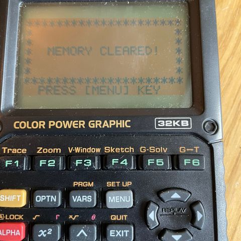 Casio CFX-9850GB PLUS Color power graphic