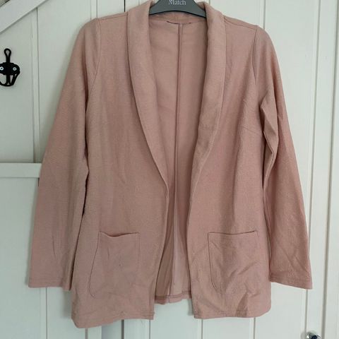 Blazer i gammelrosa farge