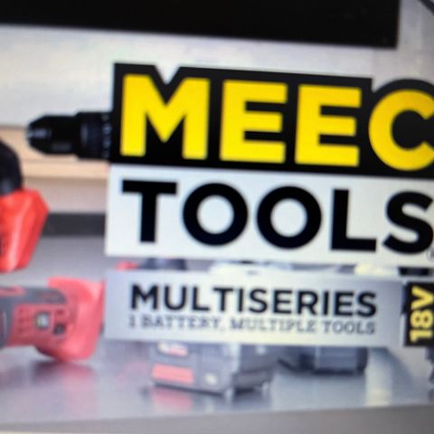 Meec Tools el.verktøy sett - 9 deler -18V