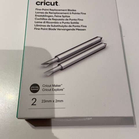 Cricut fine point kniver