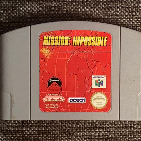 Mission Impossible til N64 PAL kun cart