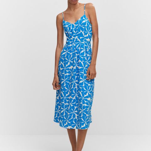 Mango m/tag: Salinas Blue Midi Dress