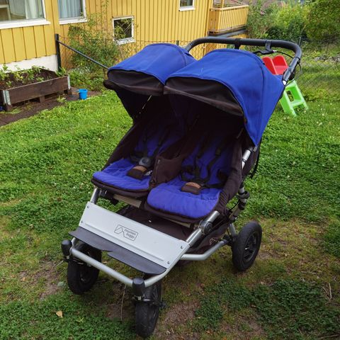 Mountain Buggy duet søskenvogn barnevogn