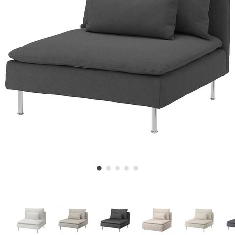 1-seter søderhamn sofa