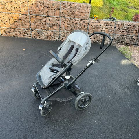 Bugaboo | Fox 3 Complete Barnevogn Black/Gray Melange