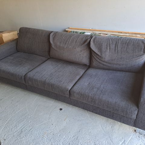 Sort treseters sofa