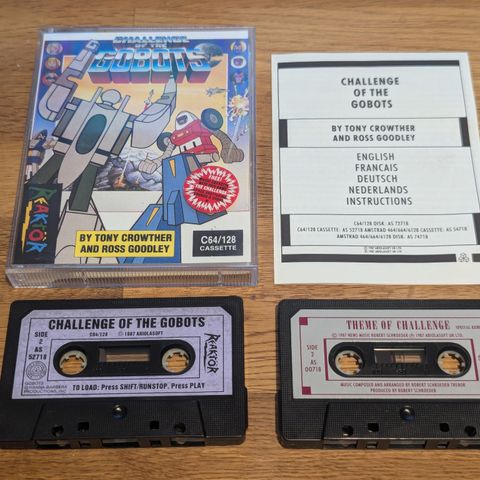 Challenge of the Gobots (Ariolasoft) for Commodore 64 C64