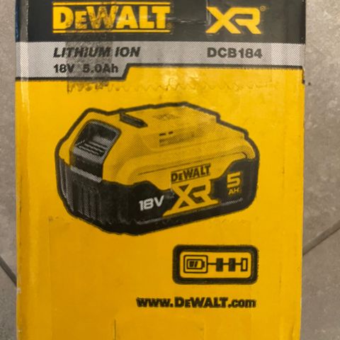 Dewalt batteri