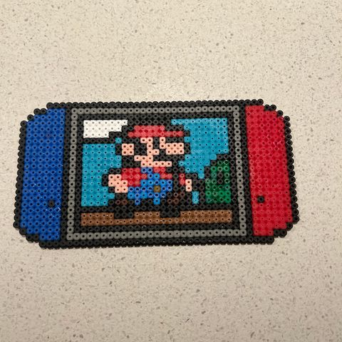 Super mario perlekunst