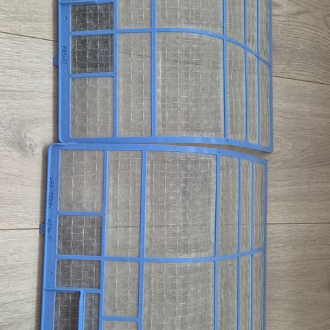 Filter til Mitsubishi varmepumpe.