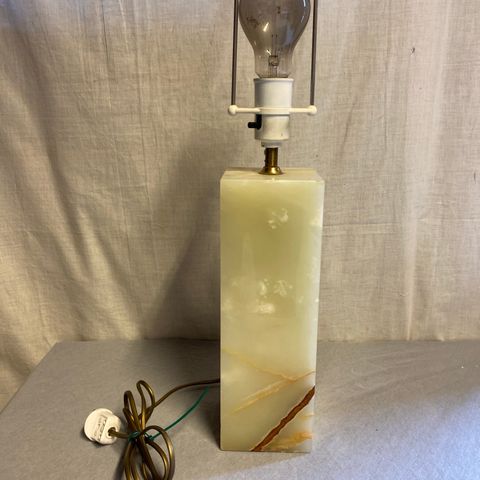 Vintage / retro Alabast bordlampe